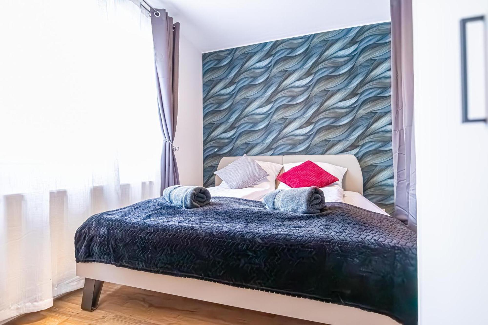 Charming 1Br And 1Lr Apt Modern Design Donaustadt Wina Bagian luar foto